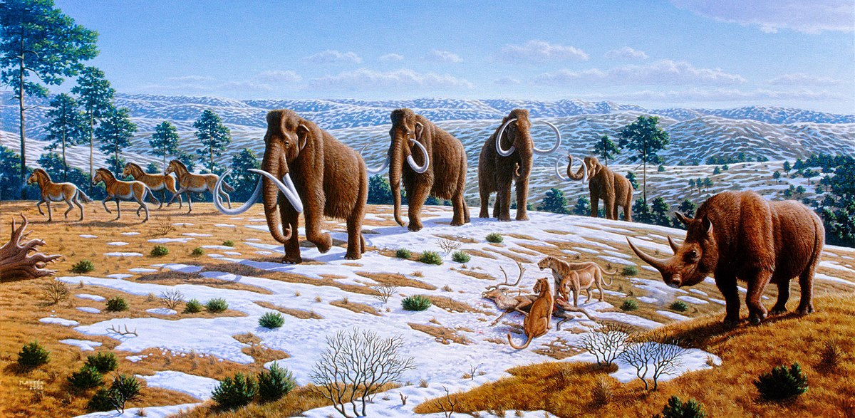 Pleistocene landscape